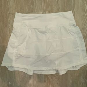 White Lululemon Tennis Skirt Size 0